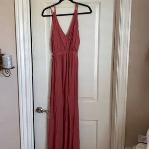 Backless maxi dress